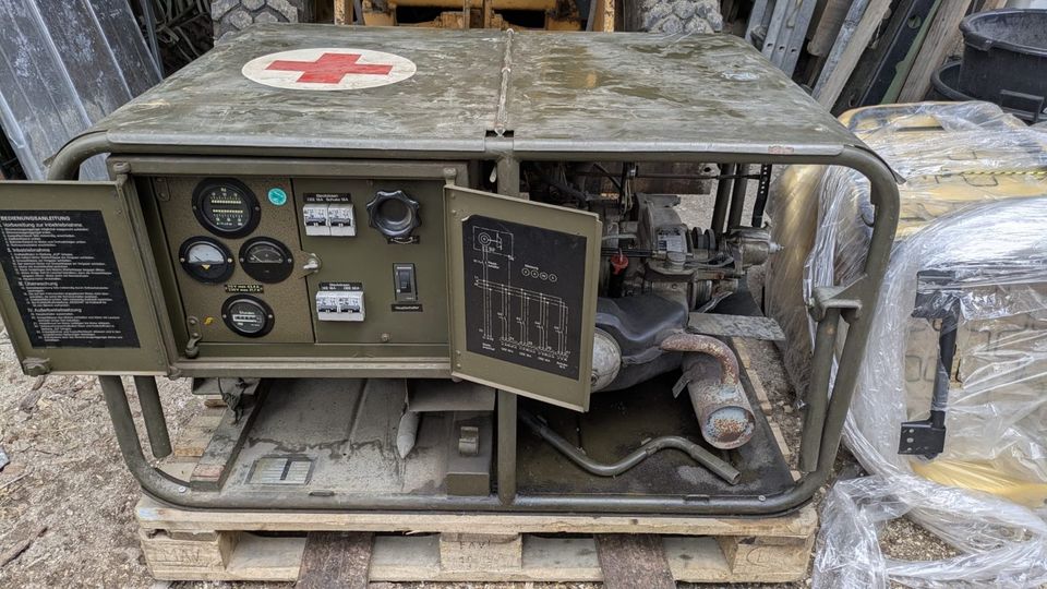 Bundeswehr-Stromerzeuger Imperia, 230 V, BMW-Motor 404 B