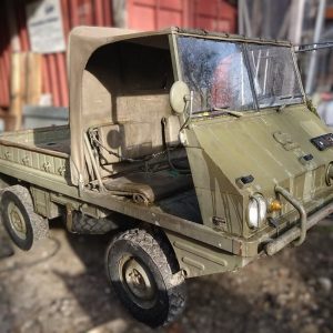 STEYR-PUCH Haflinger Lieferwagen Brücke Feldgrau inkl. MwSt